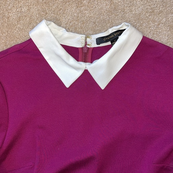 NWOT Cynthia Steffe | Jeweled Sleeve Collared Dress | Size 4 - Picture 3 of 3